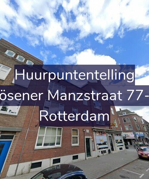 Foto gevel Huurpuntentelling voor Rösener Manzstraat 77-C, Rotterdam