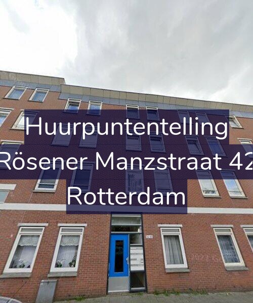 Foto gevel Huurpuntentelling voor Rösener Manzstraat 42, Rotterdam