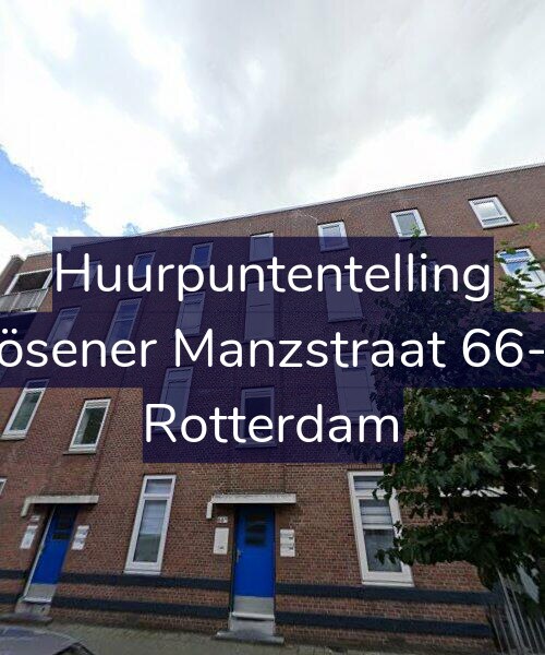 Foto gevel Huurpuntentelling voor Rösener Manzstraat 66-A, Rotterdam