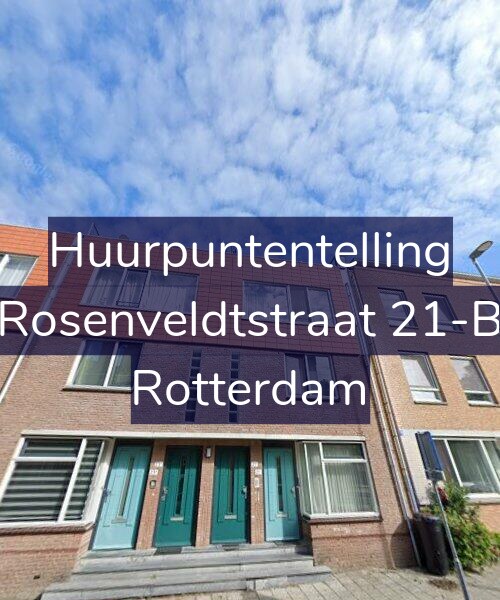 Foto gevel Huurpuntentelling voor Rosenveldtstraat 21-B, Rotterdam