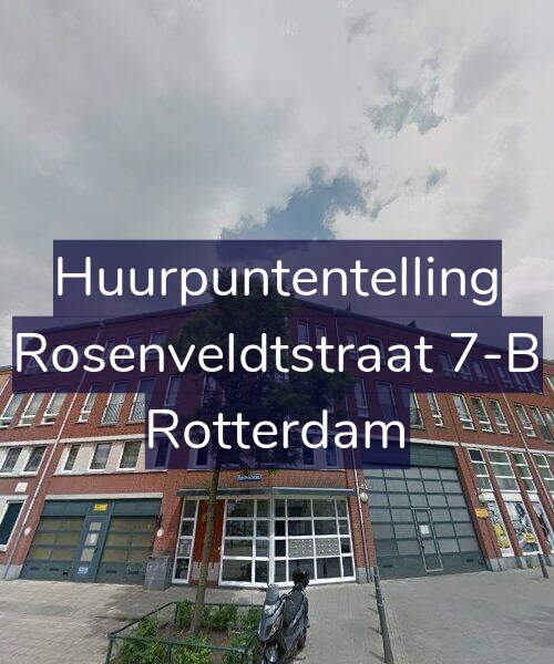 Foto gevel Huurpuntentelling voor Rosenveldtstraat 7-B, Rotterdam