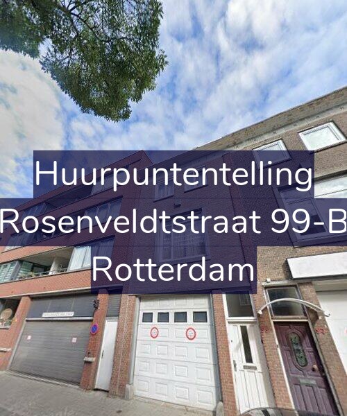 Foto gevel Huurpuntentelling voor Rosenveldtstraat 99-B, Rotterdam