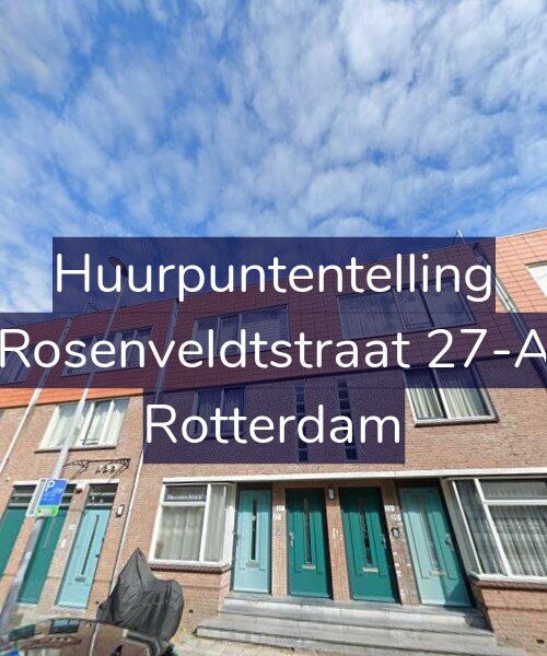 Foto gevel Huurpuntentelling voor Rosenveldtstraat 27-A, Rotterdam