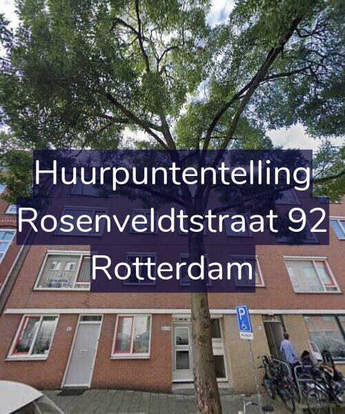 Foto gevel Huurpuntentelling voor Rosenveldtstraat 92, Rotterdam