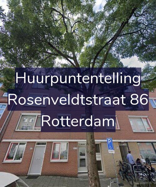 Foto gevel Huurpuntentelling voor Rosenveldtstraat 86, Rotterdam
