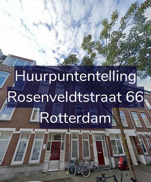 Foto gevel Huurpuntentelling voor Rosenveldtstraat 66, Rotterdam