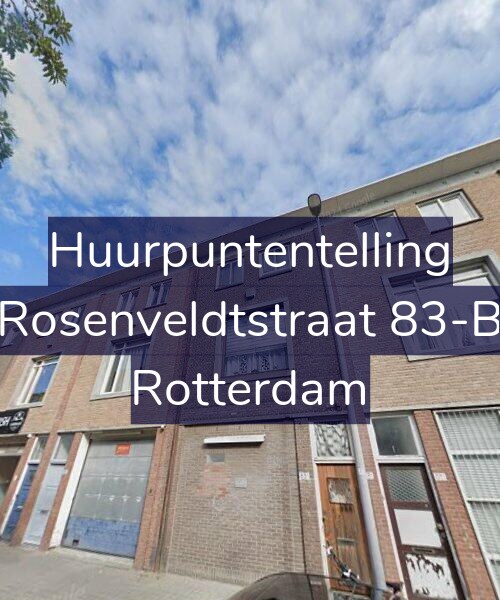 Foto gevel Huurpuntentelling voor Rosenveldtstraat 83-B, Rotterdam