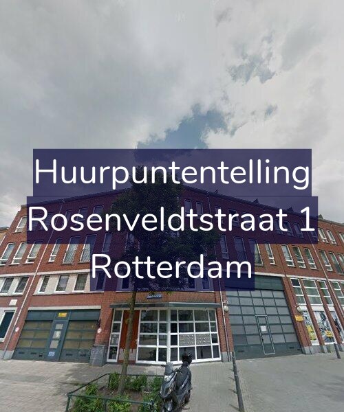 Foto gevel Huurpuntentelling voor Rosenveldtstraat 1, Rotterdam