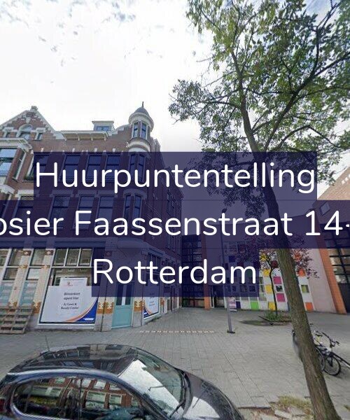 Foto gevel Huurpuntentelling voor Rosier Faassenstraat 14-H, Rotterdam