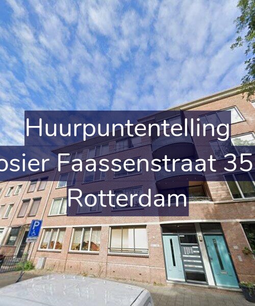 Foto gevel Huurpuntentelling voor Rosier Faassenstraat 35-L, Rotterdam