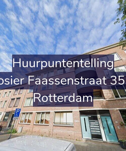 Foto gevel Huurpuntentelling voor Rosier Faassenstraat 35-E, Rotterdam