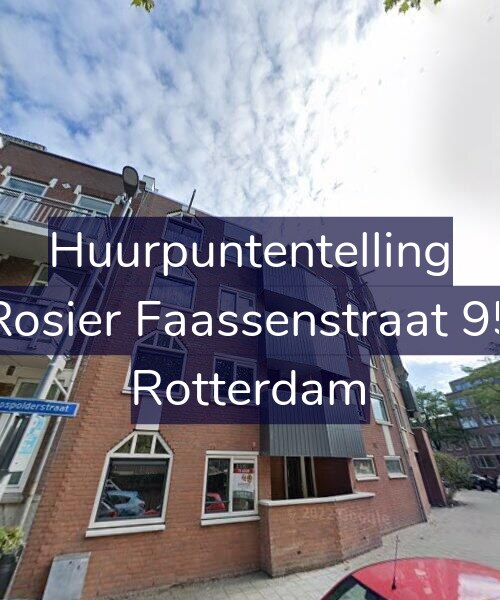 Foto gevel Huurpuntentelling voor Rosier Faassenstraat 95, Rotterdam