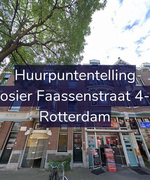 Foto gevel Huurpuntentelling voor Rosier Faassenstraat 4-B, Rotterdam