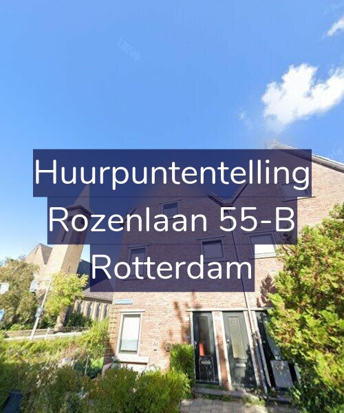 Foto gevel Huurpuntentelling voor Rozenlaan 55-B, Rotterdam