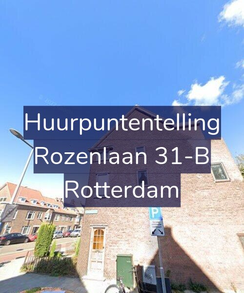 Foto gevel Huurpuntentelling voor Rozenlaan 31-B, Rotterdam