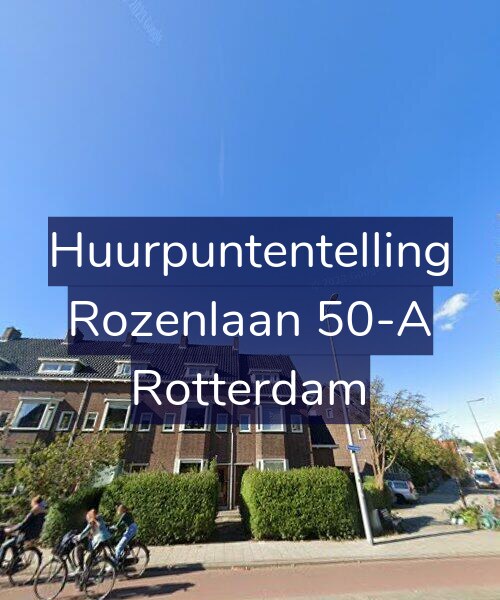 Foto gevel Huurpuntentelling voor Rozenlaan 50-A, Rotterdam