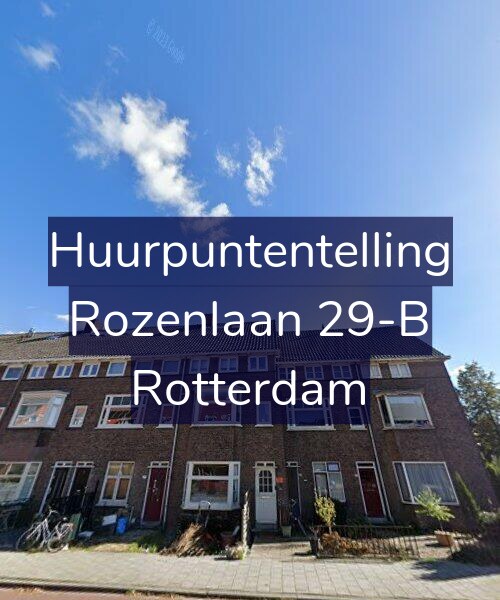 Foto gevel Huurpuntentelling voor Rozenlaan 29-B, Rotterdam