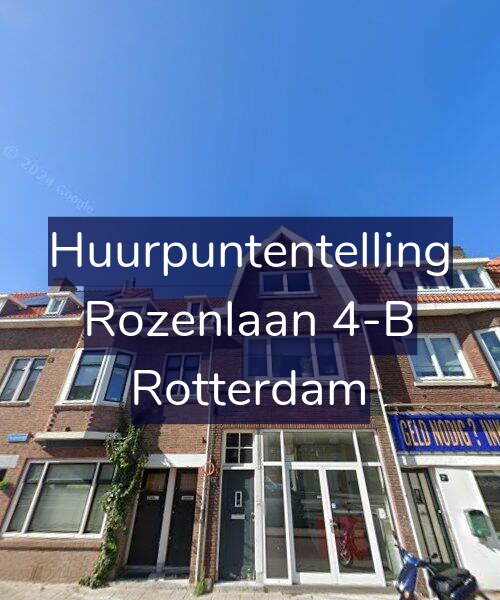Foto gevel Huurpuntentelling voor Rozenlaan 4-B, Rotterdam