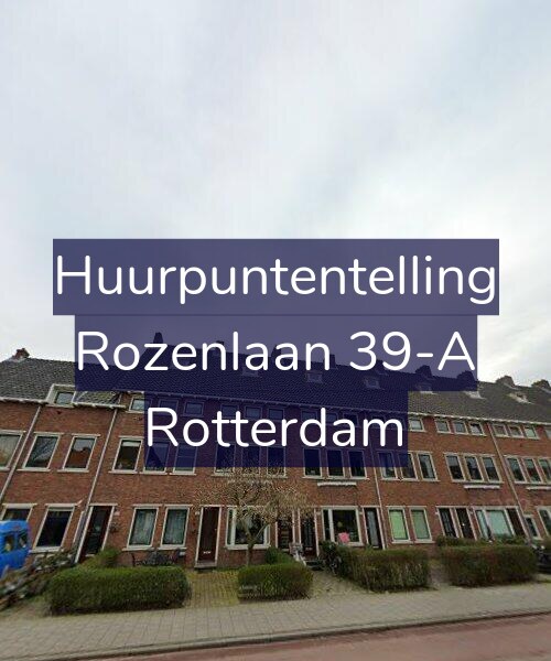 Foto gevel Huurpuntentelling voor Rozenlaan 39-A, Rotterdam