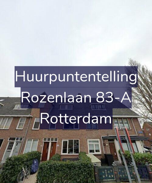 Foto gevel Huurpuntentelling voor Rozenlaan 83-A, Rotterdam