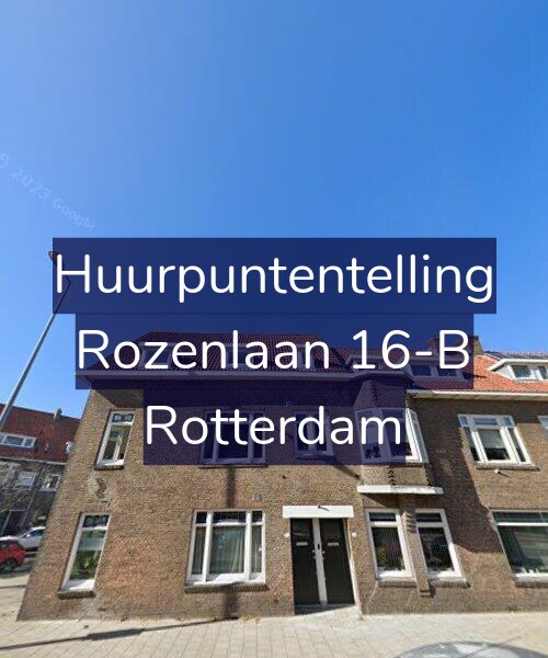 Foto gevel Huurpuntentelling voor Rozenlaan 16-B, Rotterdam