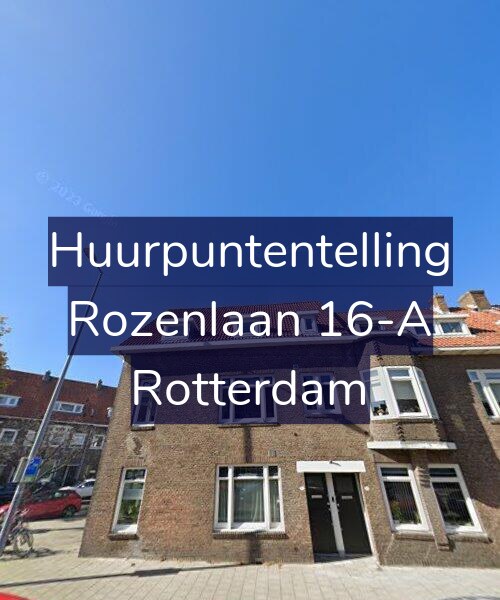 Foto gevel Huurpuntentelling voor Rozenlaan 16-A, Rotterdam