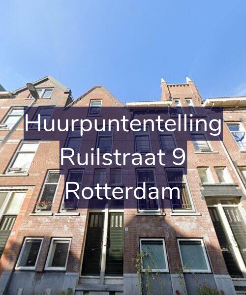 Foto gevel Huurpuntentelling voor Ruilstraat 9, Rotterdam