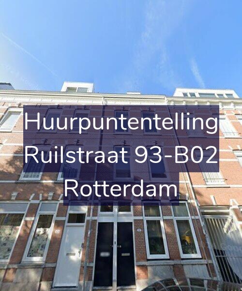 Foto gevel Huurpuntentelling voor Ruilstraat 93-B02, Rotterdam