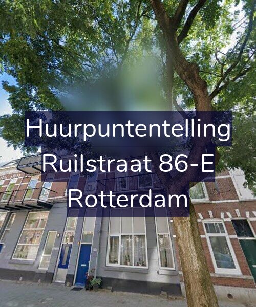 Foto gevel Huurpuntentelling voor Ruilstraat 86-E, Rotterdam