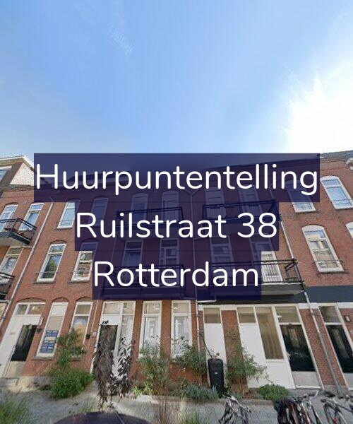 Foto gevel Huurpuntentelling voor Ruilstraat 38, Rotterdam