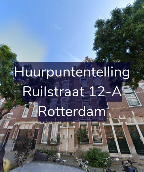 Foto gevel Huurpuntentelling voor Ruilstraat 12-A, Rotterdam