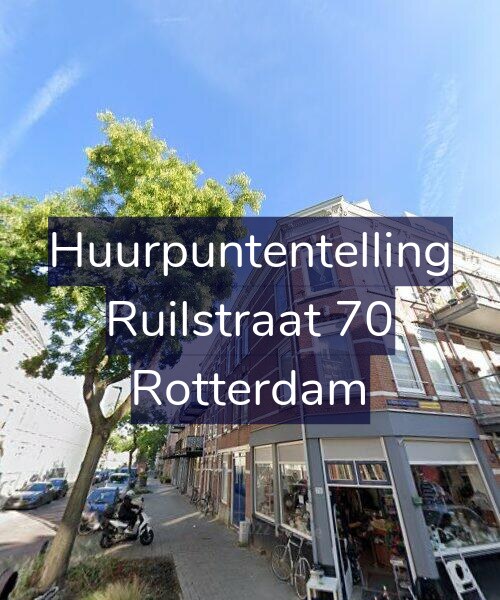 Foto gevel Huurpuntentelling voor Ruilstraat 70, Rotterdam