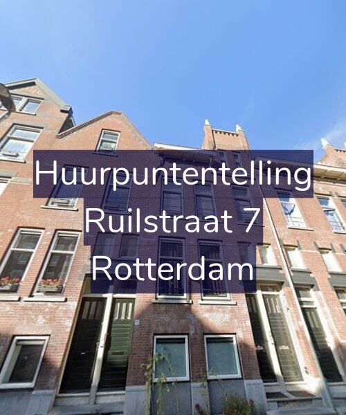 Foto gevel Huurpuntentelling voor Ruilstraat 7, Rotterdam