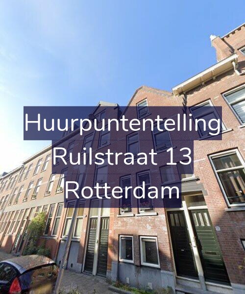 Foto gevel Huurpuntentelling voor Ruilstraat 13, Rotterdam