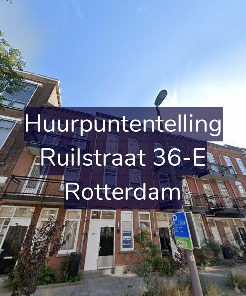 Foto gevel Huurpuntentelling voor Ruilstraat 36-E, Rotterdam