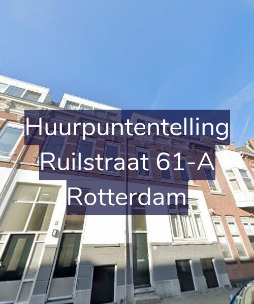 Foto gevel Huurpuntentelling voor Ruilstraat 61-A, Rotterdam