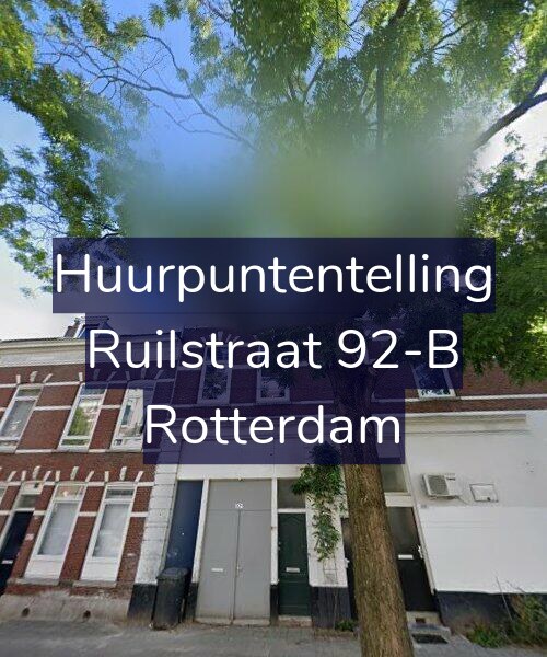Foto gevel Huurpuntentelling voor Ruilstraat 92-B, Rotterdam