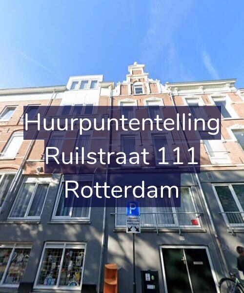 Foto gevel Huurpuntentelling voor Ruilstraat 111, Rotterdam