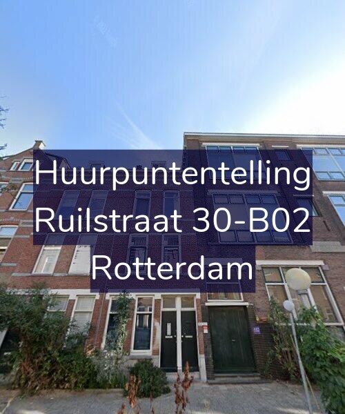 Foto gevel Huurpuntentelling voor Ruilstraat 30-B02, Rotterdam