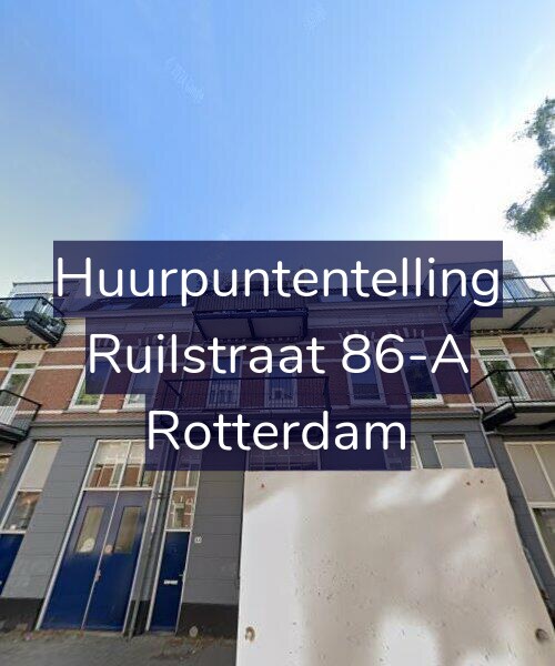 Foto gevel Huurpuntentelling voor Ruilstraat 86-A, Rotterdam
