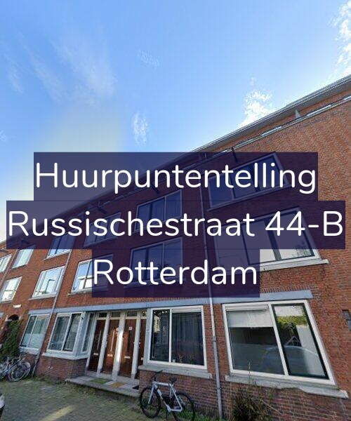Foto gevel Huurpuntentelling voor Russischestraat 44-B, Rotterdam