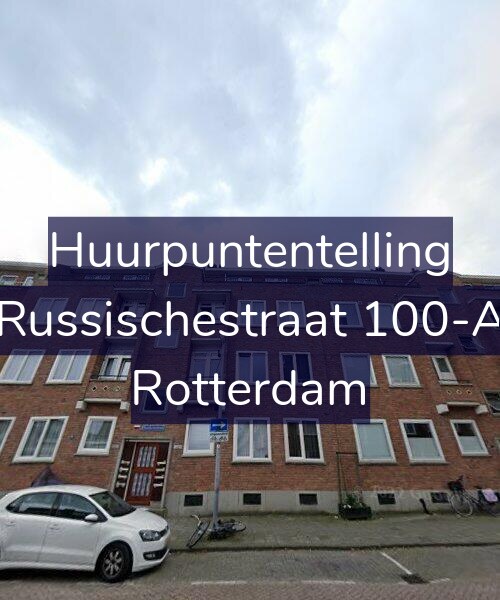 Foto gevel Huurpuntentelling voor Russischestraat 100-A, Rotterdam