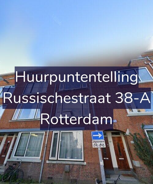 Foto gevel Huurpuntentelling voor Russischestraat 38-A, Rotterdam