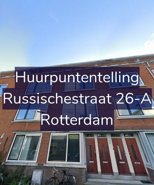 Foto gevel Huurpuntentelling voor Russischestraat 26-A, Rotterdam