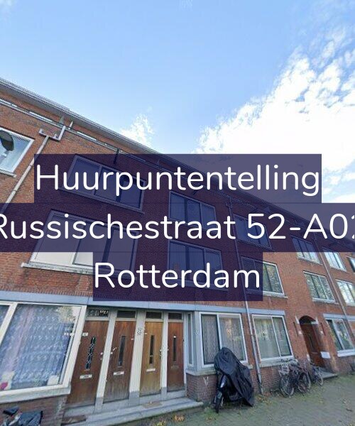 Foto gevel Huurpuntentelling voor Russischestraat 52-A02, Rotterdam