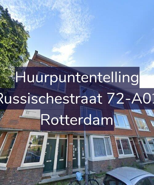 Foto gevel Huurpuntentelling voor Russischestraat 72-A02, Rotterdam