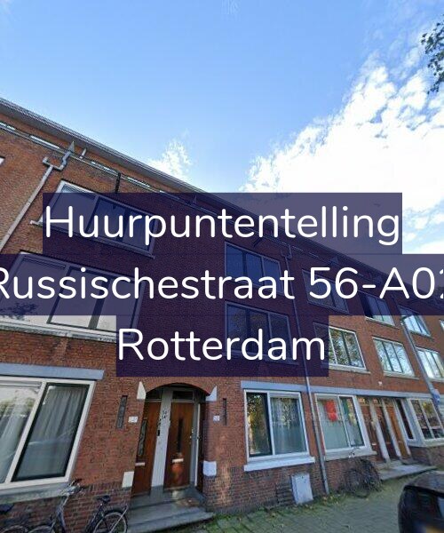 Foto gevel Huurpuntentelling voor Russischestraat 56-A02, Rotterdam