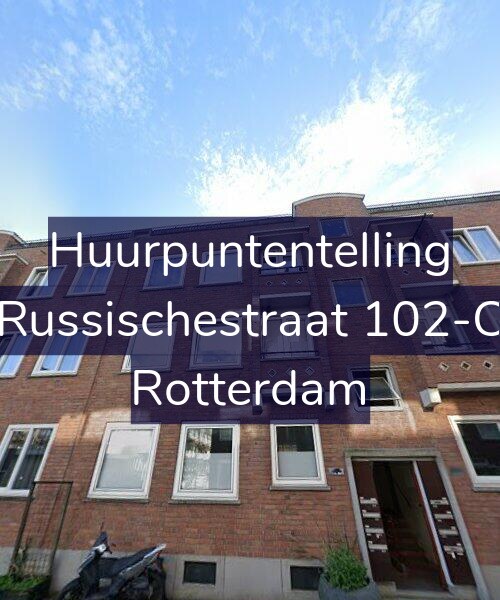 Foto gevel Huurpuntentelling voor Russischestraat 102-C, Rotterdam