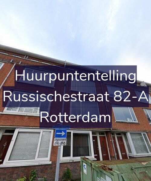 Foto gevel Huurpuntentelling voor Russischestraat 82-A, Rotterdam