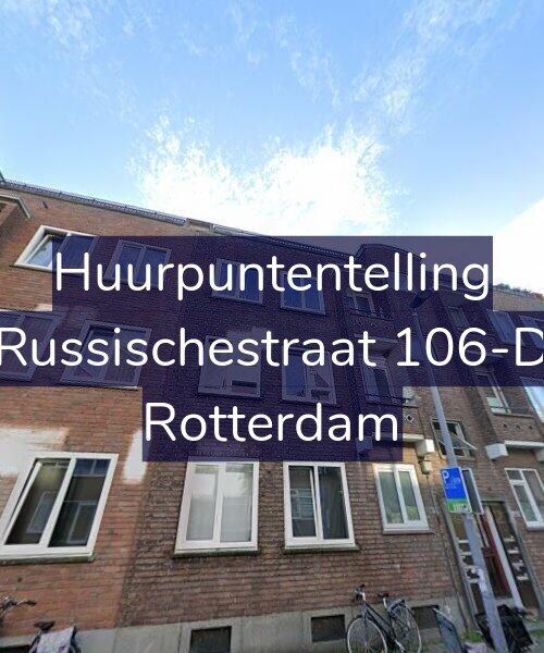 Foto gevel Huurpuntentelling voor Russischestraat 106-D, Rotterdam